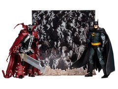 Комплект колекційних фігур Спаун та Бетмен DC Multiverse Batman & Spawn Two-Pack