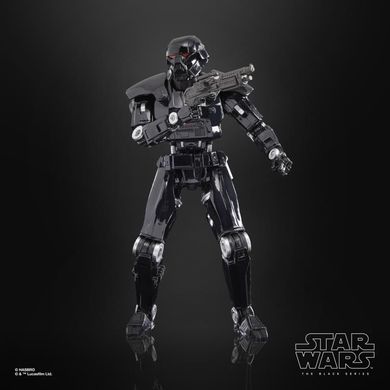 Колекційна фігура Темний солдат Star Wars: The Black Series 6" Deluxe Dark Trooper (The Mandalorian)