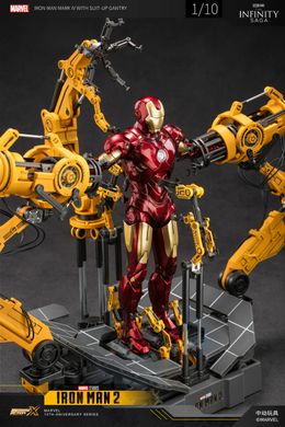 Колекційна фігура Залізна Людина Марк IV ZD Toys 1/10 Iron Man Mark IV with Suit-Up Gantry