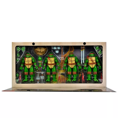 Комплект колекційних фігур Черепашки-ніндзя Teenage Mutant Ninja Turtles Mirage Comics 4-pack