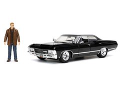 Колекційна модель Шевроле Імпала 1967 та Дін Вінчастер Supernatural Hollywood Rides Die-Cast Dean Winchester & 1/24 Scale 1967 Chevy Impala
