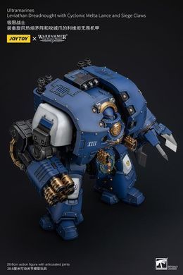 Колекційна фігура Левіафан Дредноут Ультрамаринів Warhammer: The Horus Heresy Ultramarines Leviathan Dreadnought with Cyclonic Melta Lance and Siege Claw 1/18