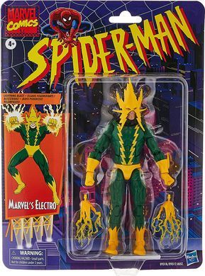 Колекционная фигура Электро Marvel Legends Retro Electro