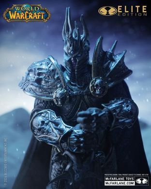 Колекційна фігура Артас Король Ліч World of Warcraft McFarlane Elite Edition #9 The Lich King Deluxe
