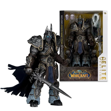 Колекційна фігура Артас Король Ліч World of Warcraft McFarlane Elite Edition #9 The Lich King Deluxe