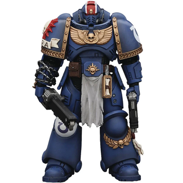 Колекційна фігура Лейтенант Тітус Warhammer 40,000: Space Marine 2 Ultramarines Lieutenant Titus 1/18