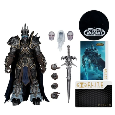 Колекційна фігура Артас Король Ліч World of Warcraft McFarlane Elite Edition #9 The Lich King Deluxe