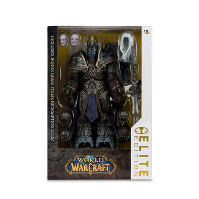 Колекційна фігура Артас Король Ліч World of Warcraft McFarlane Elite Edition #9 The Lich King Deluxe