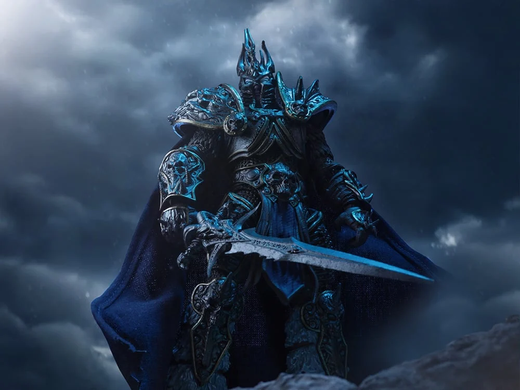 Колекційна фігура Артас Король Ліч World of Warcraft McFarlane Elite Edition #9 The Lich King Deluxe