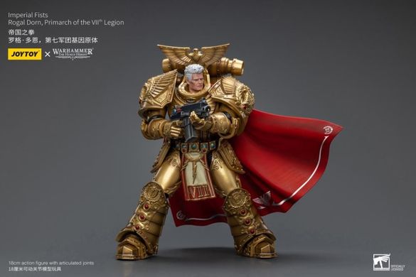 Колекційна фігура Примарх Імперських Кулаків Рогал Дорн Warhammer 40K Imperial Fists Rogal Dorn, Primarch of the VIIth Legion 1/18