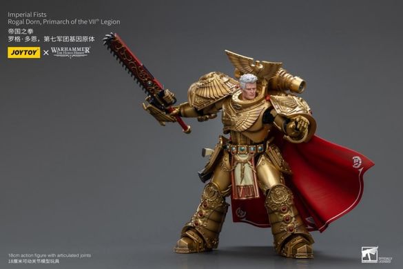 Коллекционная фигура Примарх Имперских Кулаков Рогал Дорн Warhammer 40K Imperial Fists Rogal Dorn, Primarch of the VIIth Legion 1/18