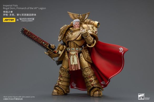 Коллекционная фигура Примарх Имперских Кулаков Рогал Дорн Warhammer 40K Imperial Fists Rogal Dorn, Primarch of the VIIth Legion 1/18