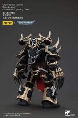 Колекційна фігура Обранний Темного Легіону Хаосу Warhammer 40K Chaos Space Marines Black Legion Chosen with Lightning Claws 1/18