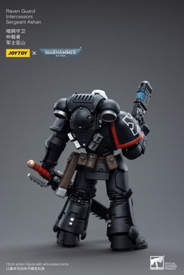 Колекційна фігура Сержант Гвардії Ворона Warhammer 40K Raven Guard Intercessors Sergeant Ashan 1/18