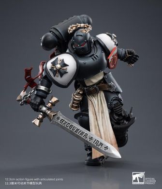 Колекційна фігура Warhammer 40K Black Templars The Emperor's Champion Rolantus 1/18 JoyToy