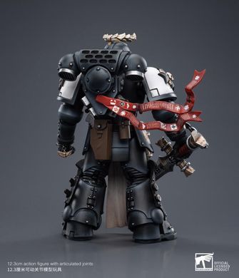 Колекційна фігура Warhammer 40K Black Templars The Emperor's Champion Rolantus 1/18 JoyToy