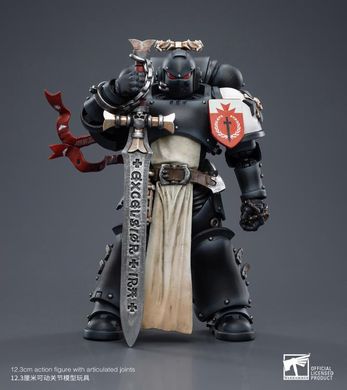 Колекційна фігура Warhammer 40K Black Templars The Emperor's Champion Rolantus 1/18 JoyToy