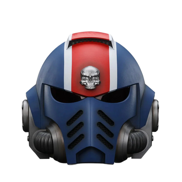Коллекционный шлем Лейтенанта Титуса Warhammer 40,000: Space Marine 2 Ultramarines Lieutenant Titus' MKX Wearable Helmet Replica