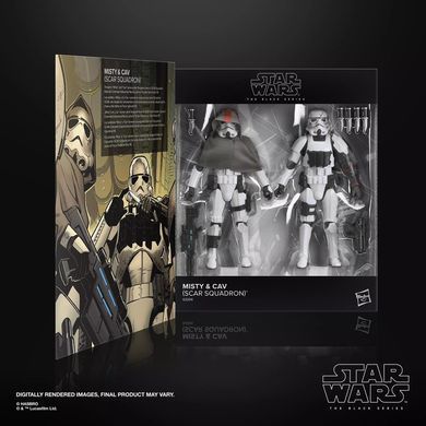Комплект колекційних фігур Місті та Кав Star Wars The Black Series Misty & Cav (SCAR Squadron)