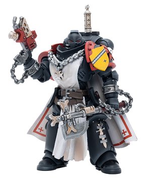 Колекційна фігура Warhammer 40K Black Templars Primaris Sword Brethren Granbertus 1/18 JoyToy