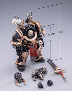 Колекційна фігура Термінатор темного легіону Хаосу Warhammer 40K Black Legion Chaos Terminator Brother Gnarl 1/18