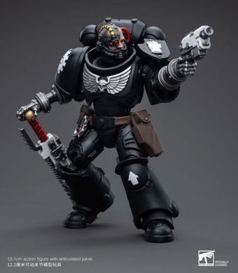 Колекційна фігура піхотинець Залізних Рук Iron Hands Intercessors Brother Ignar 1/18 JoyToy