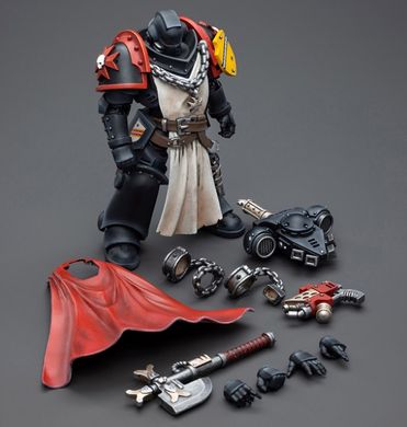 Колекційна фігура Warhammer 40K Black Templars Primaris Sword Brethren Granbertus 1/18 JoyToy