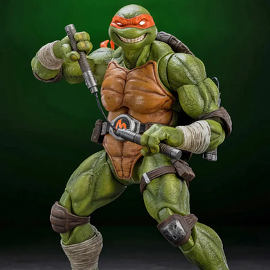Коллекционная фигура Микеланджело TMNT - Michelangelo - 1/12 Scale - Lingjihun - Mety Toys