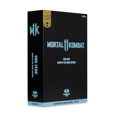 Колекційна фігура Саб-Зіро Mortal Kombat XI Sub-Zero (Glow In The Dark) (Gold Label)