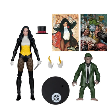 Колекційна фігура Затанна та детектив Чімп DC Classic DC Multiverse Collector Edition Zatanna with Detective Chimp