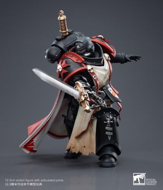 Колекційна фігура Warhammer 40K Black Templars Primaris Sword Brethren Eberwulf 1/18 JoyToy