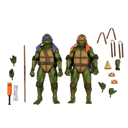 【新品・未開封】NECA TMNT タートルズ ケイシー&ラファエル 2体セット Купить Комплект коллекционных фигур Черепашки-ниндзя NECA Teenage