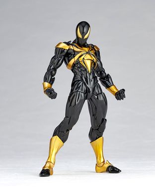 Колекційна фігура Залізний Павук Людина-Павук Marvel Amazing Yamaguchi Revoltech No.023 Iron Spider (Black ver.)