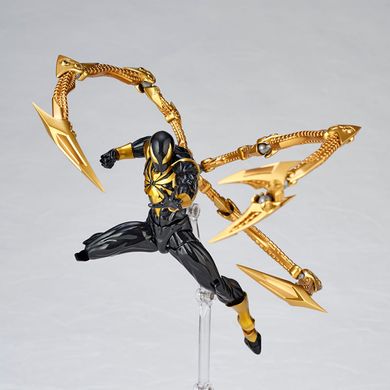 Колекційна фігура Залізний Павук Людина-Павук Marvel Amazing Yamaguchi Revoltech No.023 Iron Spider (Black ver.)