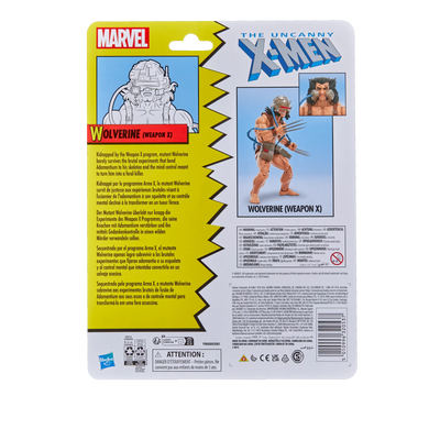 Колекційна фігура Зброя Х (Росомаха) Marvel Legends Exclusives Wolverine (Weapon X - Retro)