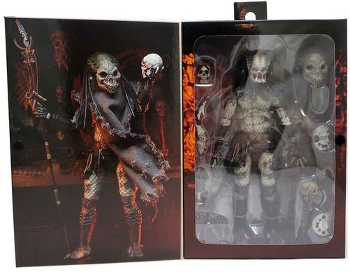 Колекційна фігура Хижак Шаман Predator 2 NECA Ultimate Shaman Predator