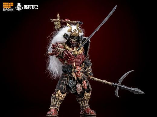 Колекційна фігура Самурай Асура Такігава Mety Toyz 1/10 Adventurer World Oni-faced Asura Takigawa + Accessory Pack WF2025 Limited Edition