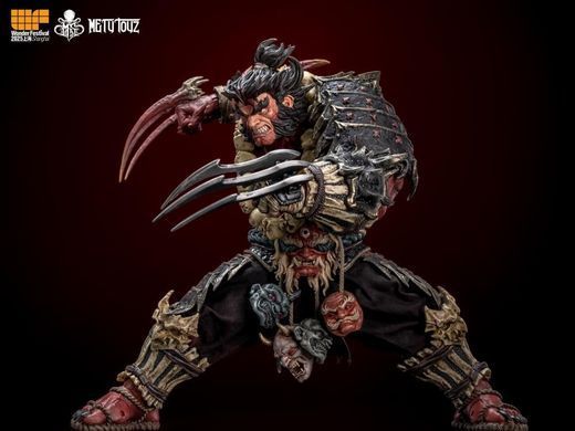 Колекційна фігура Самурай Асура Такігава Mety Toyz 1/10 Adventurer World Oni-faced Asura Takigawa + Accessory Pack WF2025 Limited Edition