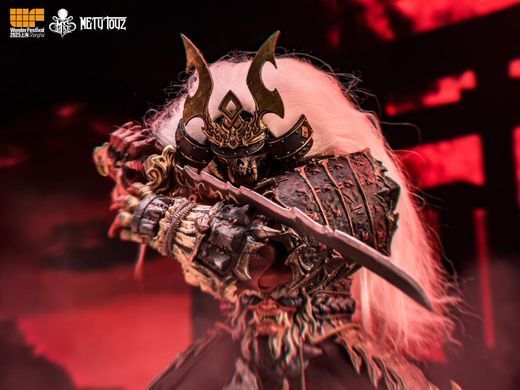 Колекційна фігура Самурай Асура Такігава Mety Toyz 1/10 Adventurer World Oni-faced Asura Takigawa + Accessory Pack WF2025 Limited Edition