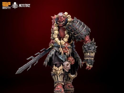 Колекційна фігура Самурай Асура Такігава Mety Toyz 1/10 Adventurer World Oni-faced Asura Takigawa + Accessory Pack WF2025 Limited Edition