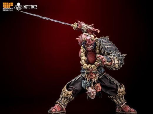 Колекційна фігура Самурай Асура Такігава Mety Toyz 1/10 Adventurer World Oni-faced Asura Takigawa + Accessory Pack WF2025 Limited Edition