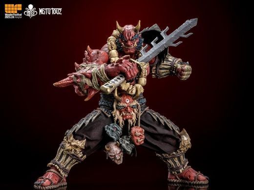 Колекційна фігура Самурай Асура Такігава Mety Toyz 1/10 Adventurer World Oni-faced Asura Takigawa + Accessory Pack WF2025 Limited Edition