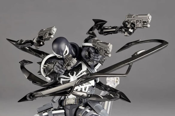 Колекційна фігура Агент Веном Marvel Amazing Yamaguchi Revoltech NR061 Agent Venom (Reissue)