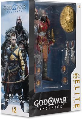Коллекційна фігура Кратос у броні Ареса God of War Ragnarok McFarlane Elite Edition Kratos (Ares Armor) Deluxe