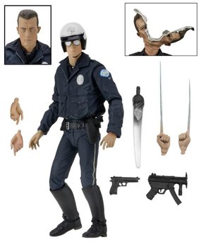 Колекційна фігура Термінатор Terminator 2: Judgement Day Ultimate T-1000 (Motorcycle Cop) NECA