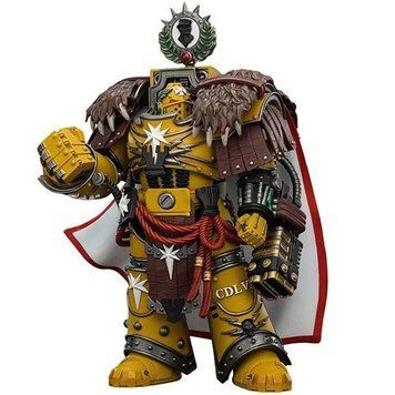 Коллекционная фигура Лорд-кастелян Имперских Кулаков Эвандер Гаррий  Warhammer: The Horus Heresy Imperial Fists Lord Castellan Evander Garrius The Tyrant of Cthonia 1/18