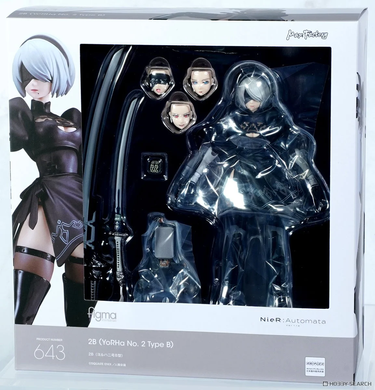 Коллекционная фигура  Йорха 2Б NieR: Automata Ver1.1a figma No.643 2B (YoRHa No.2 Type B)