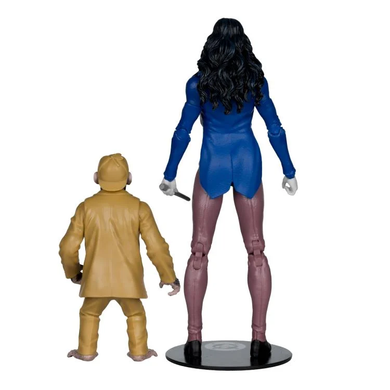 Колекційна фігура Затанна та детектив Чімп DC Classic DC Multiverse Collector Edition Zatanna with Detective Chimp Platinum (Chase)