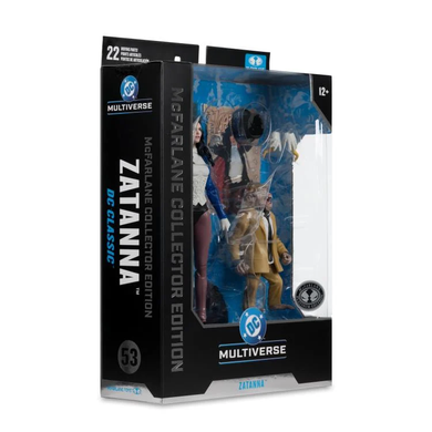 Колекційна фігура Затанна та детектив Чімп DC Classic DC Multiverse Collector Edition Zatanna with Detective Chimp Platinum (Chase)