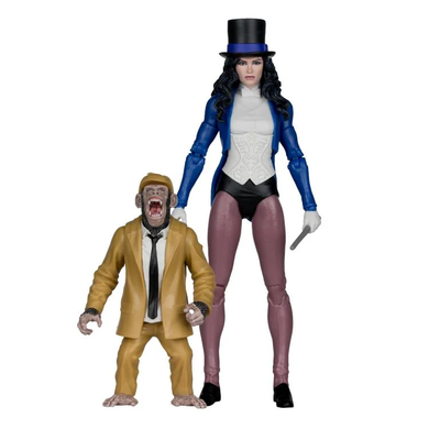 Колекційна фігура Затанна та детектив Чімп DC Classic DC Multiverse Collector Edition Zatanna with Detective Chimp Platinum (Chase)